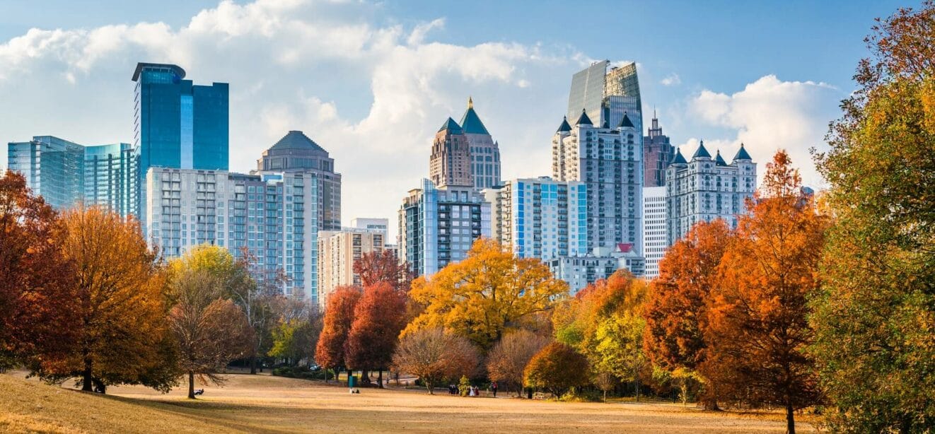 atlanta fall foliage - stonehurst place midtown atlanta