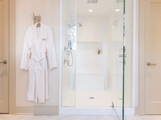 Walk in Shower of Master Suite at Stonehurst Place